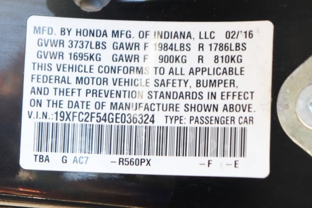 2016 Honda Civic LX