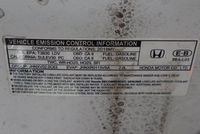 2018 Honda Civic EX