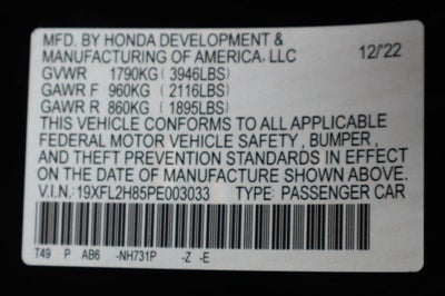 2023 Honda Civic Sport
