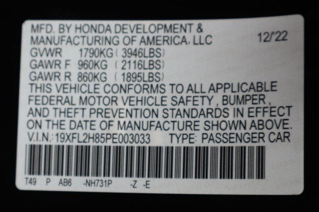2023 Honda Civic Sport