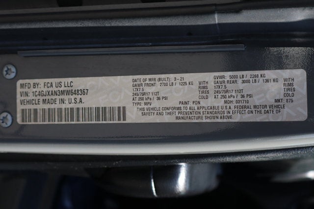 2021 Jeep Wrangler Sport