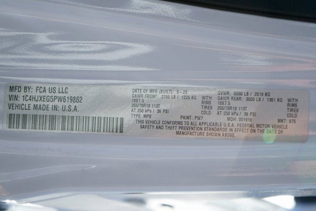 2023 Jeep Wrangler Sahara