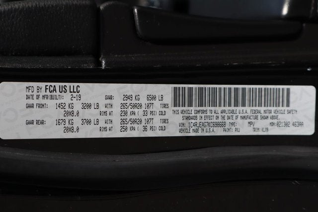 2019 Jeep Grand Cherokee Altitude