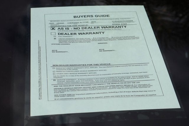 2019 Jeep Grand Cherokee Altitude