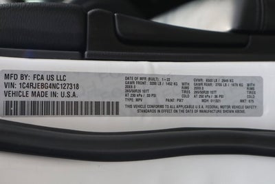 2022 Jeep Grand Cherokee WK Limited