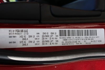 2020 Jeep Grand Cherokee Overland