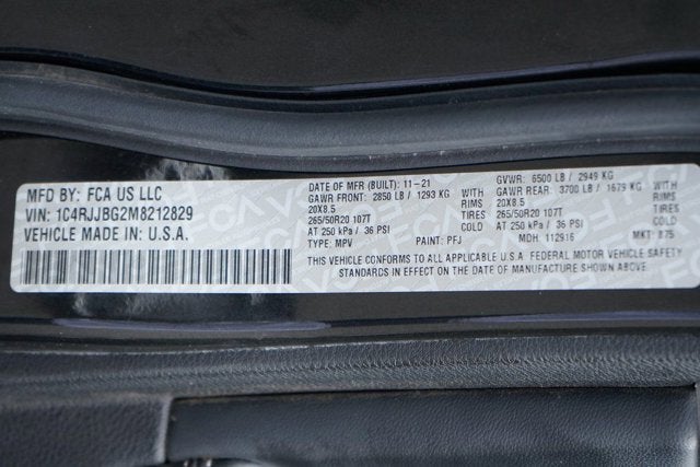 2021 Jeep Grand Cherokee L Limited