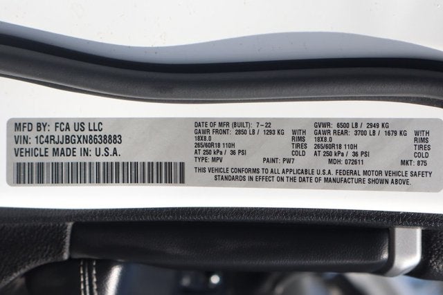 2022 Jeep Grand Cherokee L Limited