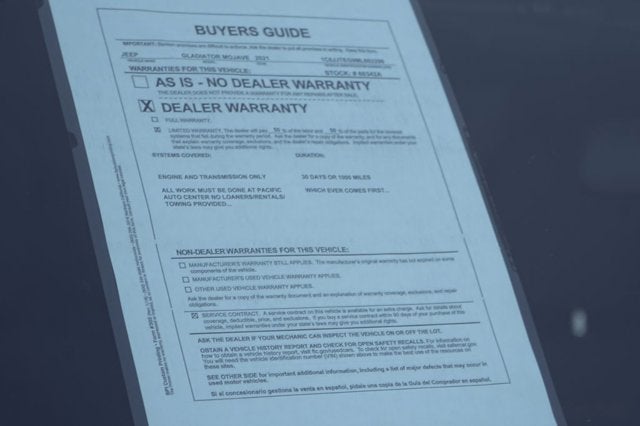 2021 Jeep Gladiator Mojave