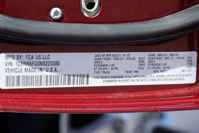 2022 RAM 1500 Classic Tradesman