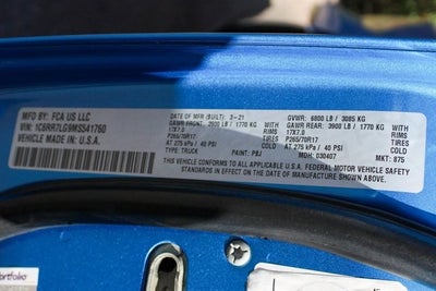 2021 RAM 1500 Classic SLT