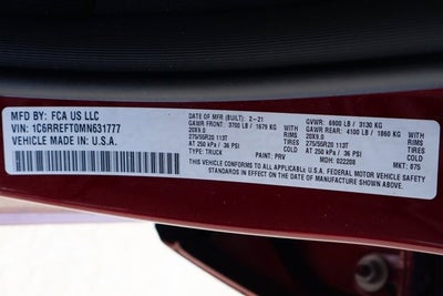 2021 RAM 1500 Big Horn/Lone Star