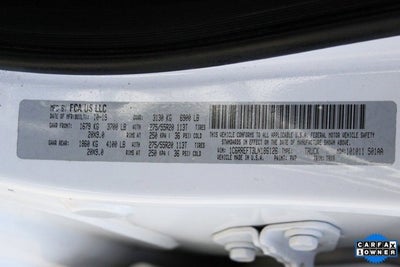 2020 RAM 1500 Big Horn/Lone Star