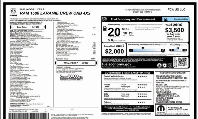 2022 RAM 1500 Laramie