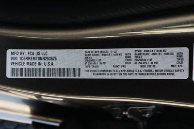 2022 RAM 1500 Big Horn/Lone Star