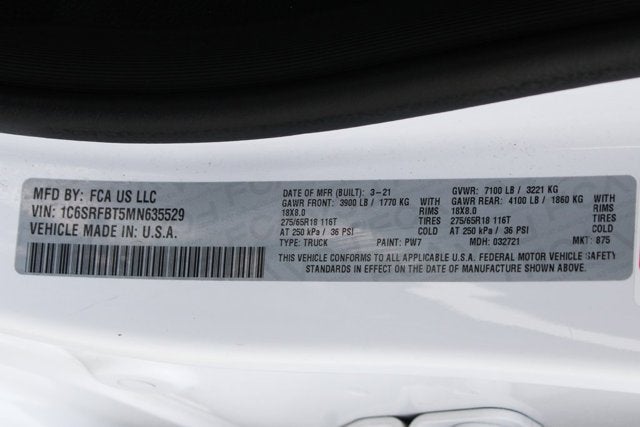 2021 RAM 1500 Big Horn/Lone Star