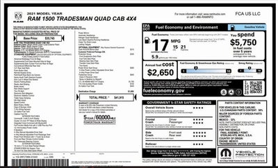 2021 RAM 1500 Tradesman
