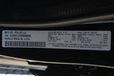 2021 RAM 1500 Laramie