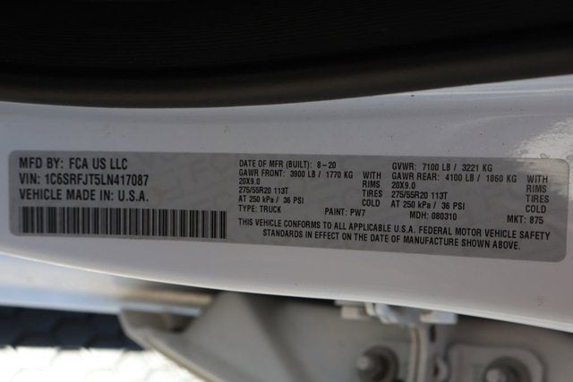 2020 RAM 1500 Laramie