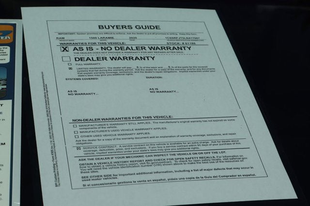 2020 RAM 1500 Laramie