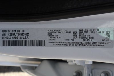 2022 RAM 1500 Laramie