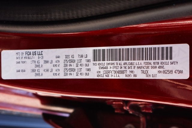 2019 RAM 1500 Laramie Longhorn