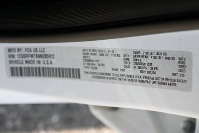 2022 RAM 1500 Big Horn/Lone Star