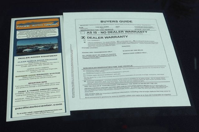 2022 RAM 1500 Big Horn/Lone Star