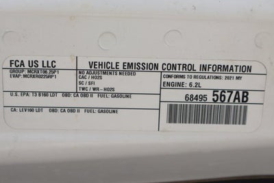 2021 RAM 1500 TRX