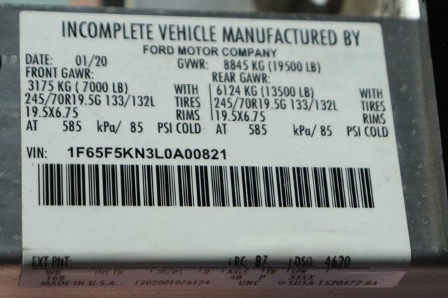 2020 Ford F-59 Commercial Base