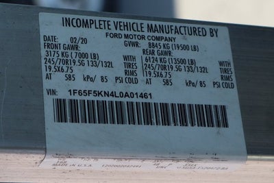 2020 Ford F-59 Commercial Base