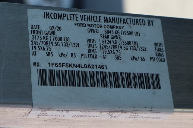 2020 Ford F-59 Commercial Base