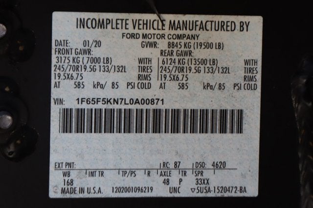 2020 Ford F-59 Commercial Base