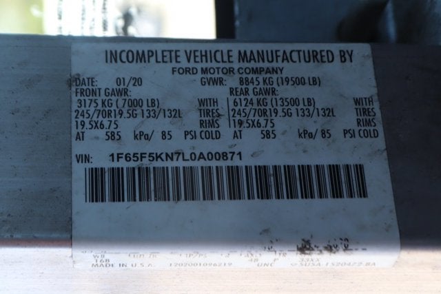 2020 Ford F-59 Commercial Base