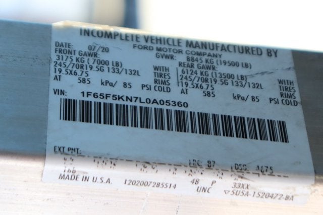 2020 Ford F-59 Commercial Base