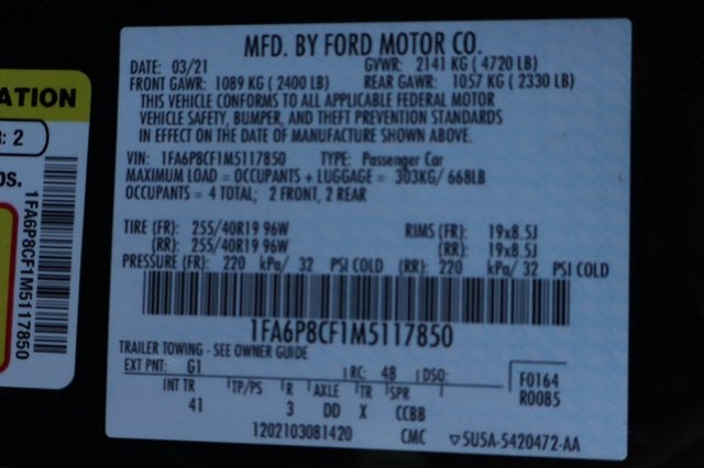 2021 Ford Mustang GT Premium