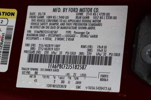 2018 Ford MUSTANG GT Premium