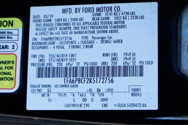 2019 Ford Mustang GT Premium