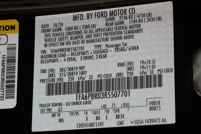 2024 Ford Mustang Dark Horse