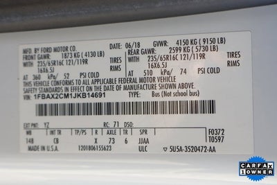 2018 Ford Transit-350 XL