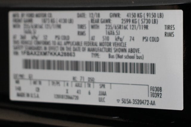 2019 Ford Transit-350 XLT