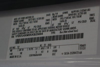 2019 Ford Transit-350 XL