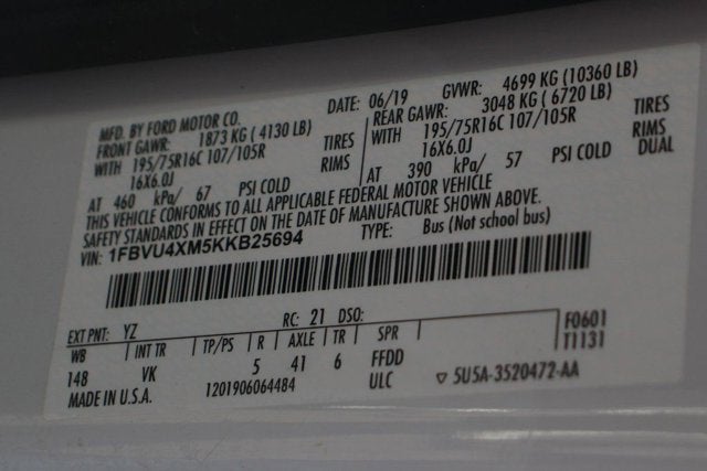 2019 Ford Transit-350 XL