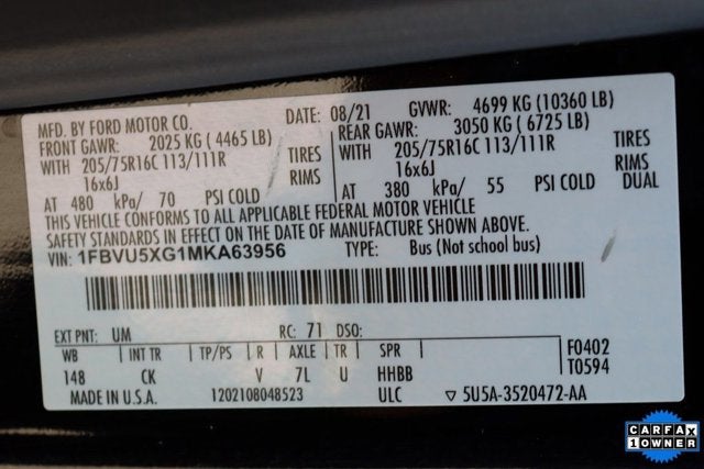 2021 Ford Transit-350 XLT