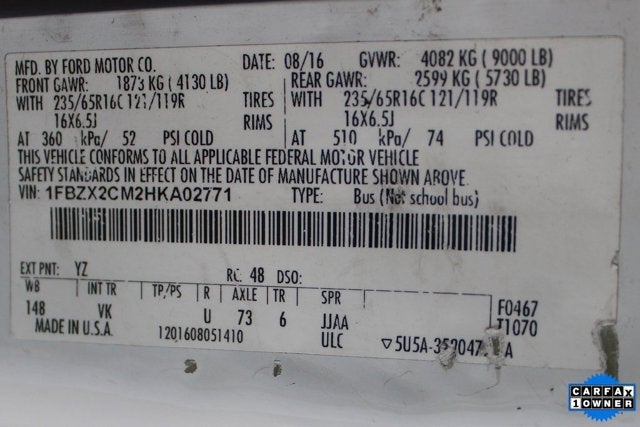 2017 Ford Transit-350 XL