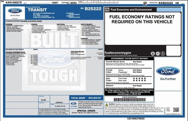 2019 Ford Transit-350 XLT