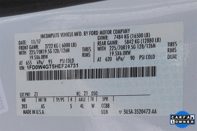 2017 Ford F-450SD XL