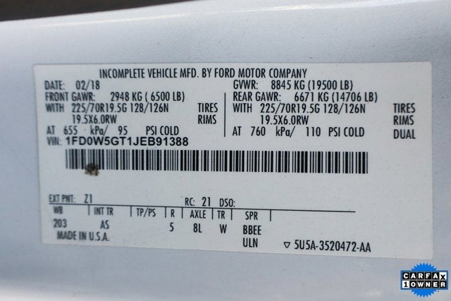 2018 Ford F-550SD XL