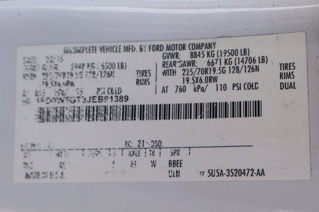 2018 Ford F-550SD XL