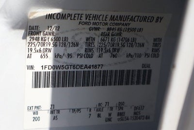 2013 Ford F-550SD XL